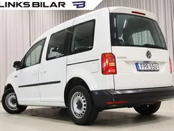 Vit Begagnad 2019 VW Caddy Minibuss | 199 900 kr