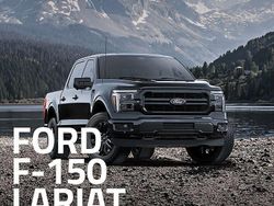 Svart Ny 2025 Ford F-150 Lariat Pickup | 1 048 750 kr (Marknadspris)