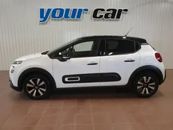 Vit (vit/svart) Begagnad 2022 Citroën C3 Halvkombi | 178 000 kr (Marknadspris)
