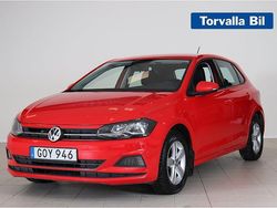 Röd Begagnad 2018 VW Polo Halvkombi | 129 000 kr (Marknadspris)