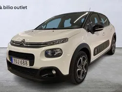 Vit Begagnad 2018 Citroën C3 Halvkombi | 94 900 kr (Marknadspris)