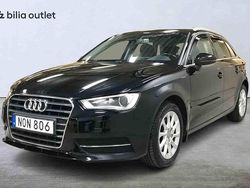 Svart (mytsvart metallic) Begagnad 2015 Audi A3 Sportback Halvkombi | 139 900 kr (Marknadspris)