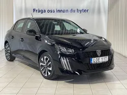 Svart Begagnad 2024 Peugeot 208 Halvkombi | 184 900 kr (Lite dyr)