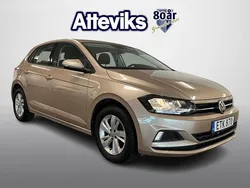 Ljusbrun (brun) Begagnad 2018 VW Polo Halvkombi | 154 900 kr (Marknadspris)
