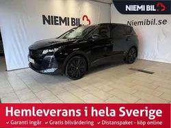Svart Begagnad 2022 Peugeot 5008 GT Minibuss | 299 900 kr (Marknadspris)