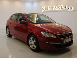 Mörkröd (röd) Begagnad 2014 Peugeot 308 Active Halvkombi | 69 900 kr (Bra pris)