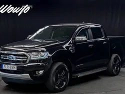 Svart Begagnad 2020 Ford Ranger Limited Pickup | 329 800 kr (Marknadspris)