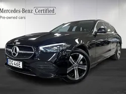 Svart Begagnad 2023 Mercedes C300e Avantgarde Kombi | 459 000 kr (Superpris)