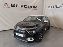 Svart Begagnad 2023 Citroën C3 PureTech Halvkombi | 154 900 kr (Marknadspris)