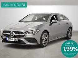 Mörkgrå Begagnad 2022 Mercedes CLA200 Shooting Brake AMG Kombi | 263 900 kr (Marknadspris)