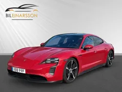 Röd Begagnad 2020 Porsche Taycan 4S Sedan | 699 900 kr (Bra pris)