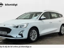 Vit Begagnad 2019 Ford Focus Titanium Kombi | 144 800 kr (Marknadspris)