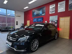 Svart Begagnad 2017 Mercedes C220 AMG Kombi | 209 500 kr (Marknadspris)