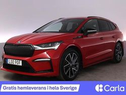 Röd Begagnad 2022 Skoda Enyaq iV SportLine SUV | 374 900 kr (Marknadspris)