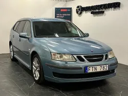 Ljusblå Begagnad 2007 Saab 9-3 Linear Kombi | 29 900 kr (Marknadspris)