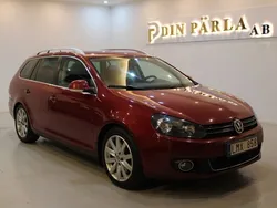 Mörkröd (röd) Begagnad 2010 VW Golf VI GT Kombi | 64 900 kr (Marknadspris)