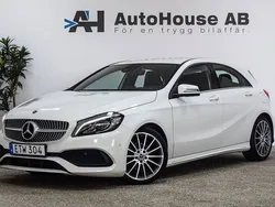 Vit Begagnad 2017 Mercedes A180 AMG Halvkombi | 209 000 kr (Marknadspris)