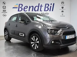 Grå platinum Begagnad 2022 Citroën C3 Shine Halvkombi | 134 500 kr (Marknadspris)