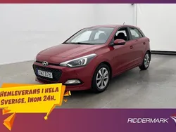 Röd Begagnad 2015 Hyundai i20 Halvkombi | 124 800 kr (Marknadspris)