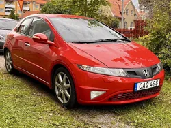 Röd Begagnad 2006 Honda Civic Sport Halvkombi | 44 900 kr