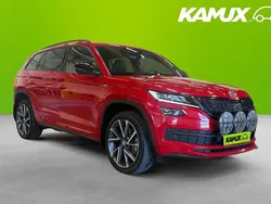 Röd Begagnad 2021 Skoda Kodiaq SportLine SUV | 349 700 kr (Dyr)