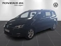 Svart Begagnad 2018 VW Sharan Minibuss | 257 500 kr (Bra pris)
