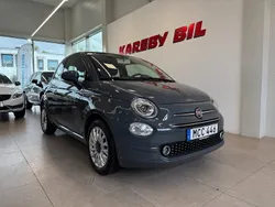 Grå Begagnad 2018 Fiat 500 Lounge Halvkombi | 98 900 kr (Marknadspris)