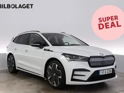 Vit Begagnad 2023 Skoda Enyaq iV RS SUV | 474 500 kr (Bra pris)