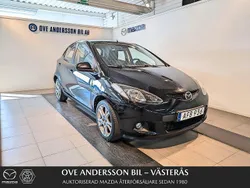Svart Begagnad 2009 Mazda 2 Halvkombi | 49 900 kr (Marknadspris)