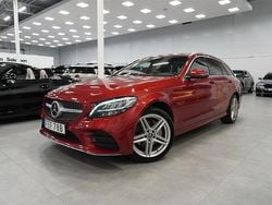 Röd Begagnad 2019 Mercedes C220 AMG line Kombi | 314 900 kr (Lite dyr)