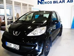 Svart Begagnad 2007 Peugeot 107 Halvkombi | 59 000 kr (Lite dyr)