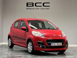 Röd Begagnad 2012 Peugeot 107 Halvkombi | 69 900 kr (Marknadspris)