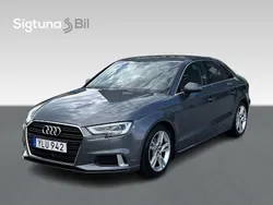 Grå Begagnad 2017 Audi A3 Sport Sedan | 199 800 kr (Marknadspris)