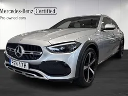 Silver Begagnad 2023 Mercedes C220 Kombi | 549 000 kr (Lite dyr)