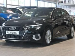 Svart Begagnad 2021 Audi A3 Sportback Proline Halvkombi | 249 000 kr (Marknadspris)
