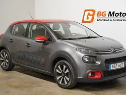 Grå Begagnad 2018 Citroën C3 Halvkombi | 94 900 kr (Marknadspris)