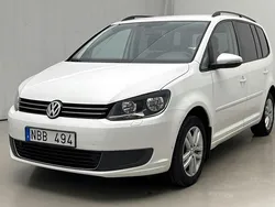 Vit Begagnad 2013 VW Touran Minibuss | 83 000 kr (Lite dyr)