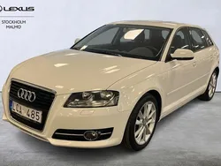 Vit Begagnad 2010 Audi A3 Sportback Halvkombi | 105 000 kr