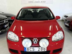 Röd Begagnad 2007 VW Golf V Trendline Halvkombi | 24 900 kr (Marknadspris)