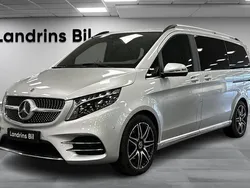 Silver (briljantsilver metallic) Begagnad 2022 Mercedes V300 AMG Minibuss | 769 000 kr (Dyr)