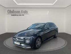 Grå Begagnad 2024 Mercedes C300e AMG line Kombi | 559 000 kr (Marknadspris)