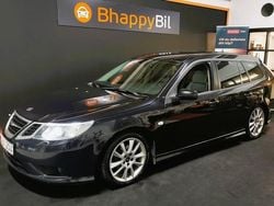Svart Begagnad 2008 Saab 9-3 Vector Kombi | 34 900 kr (Marknadspris)