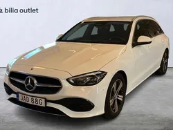 Vit Begagnad 2022 Mercedes C220 Avantgarde Kombi | 349 900 kr (Bra pris)