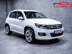 Vit Begagnad 2013 VW Tiguan R-line SUV | 109 800 kr (Marknadspris)