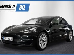 Svart Begagnad 2022 Tesla Model 3 Long Range Sedan | 269 900 kr (Marknadspris)