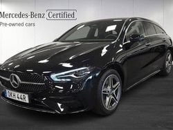 Svart Begagnad 2024 Mercedes CLA250e Shooting Brake AMG Kombi | 409 000 kr (Marknadspris)