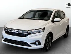 Vit (white) Ny 2025 Dacia Sandero Expression Halvkombi | 219 900 kr (Marknadspris)
