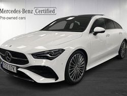 Vit Begagnad 2024 Mercedes CLA200 Shooting Brake Advanced Plus Kombi | 389 000 kr (Marknadspris)