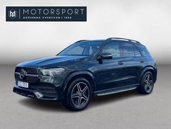 Grön (grön metallic) Begagnad 2021 Mercedes GLE350 AMG line SUV | 579 900 kr (Superpris)