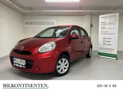 Röd Begagnad 2012 Nissan Micra S Halvkombi | 54 800 kr (Marknadspris)